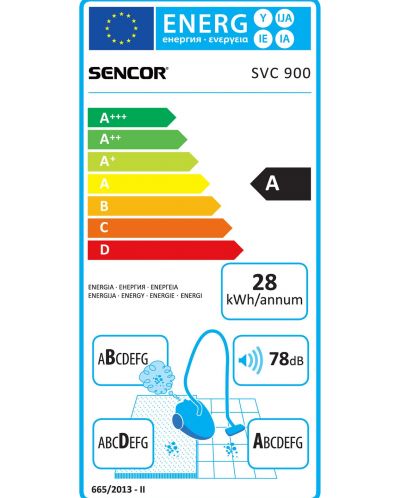 Циклонна прахосмукачка Sencor - SVC 900-Gemino, кафява - 9