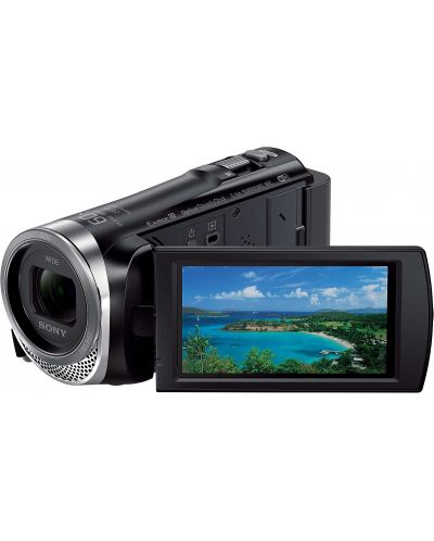 Цифрова видеокамера Sony - HDR-CX450, черна/сива - 1