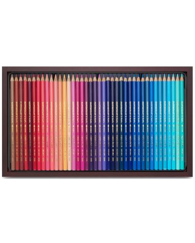 Цветни акварелни моливи Caran d'Ache Supercolor - 120 цвята, дървена кутия - 2