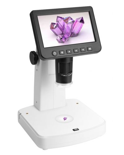 Цифров микроскоп Levenhuk - DTX 700 LCD, бял/черен - 1