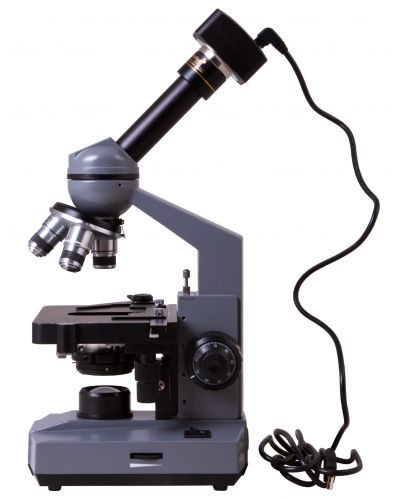 Цифров микроскоп Levenhuk - D320L PLUS 3.1M, сив/черен - 5