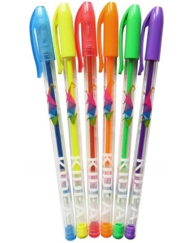 Цветни гел химикалки Kidea - 24 цвята - 3