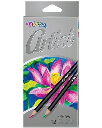 Цветни моливи Colorino Artist - 12  цвята - 1