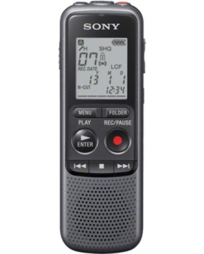 Цифров диктофон Sony - ICD-PX240, черен - 1