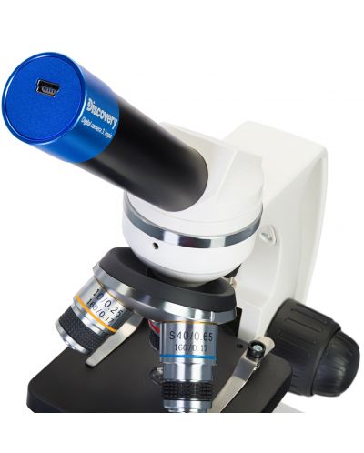 Цифров микроскоп Discovery - Femto Polar + книга, бял - 5