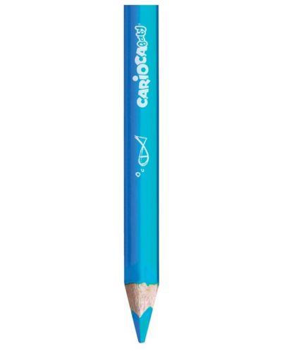 Комплект цветни моливи Carioca Baby - 10 цвята - 2