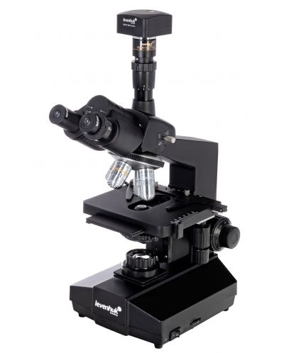 Цифров микроскоп Levenhuk - D870T 8M, черен - 2