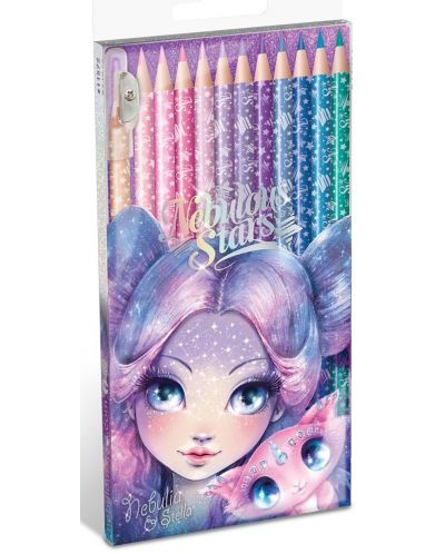 Цветни моливи Nebulous Stars - Принцеса Небулия, 12 броя - 1