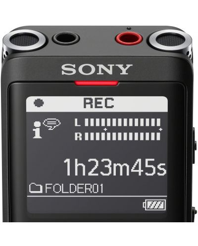 Цифров диктофон Sony - UX570, черен - 3