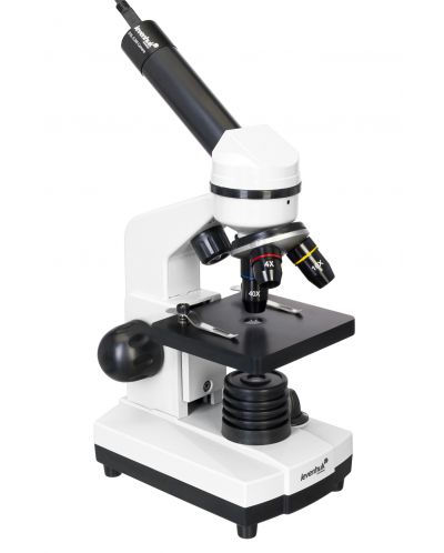 Цифров микроскоп Levenhuk - Rainbow D2L 0.3M, бял - 1