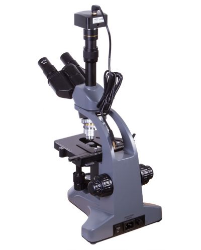 Цифров микроскоп Levenhuk - D740T 5.1M, сив/черен - 3