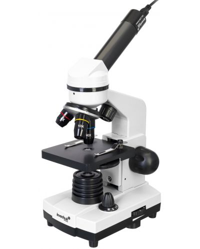 Цифров микроскоп Levenhuk - Rainbow D2L 0.3M, бял - 3