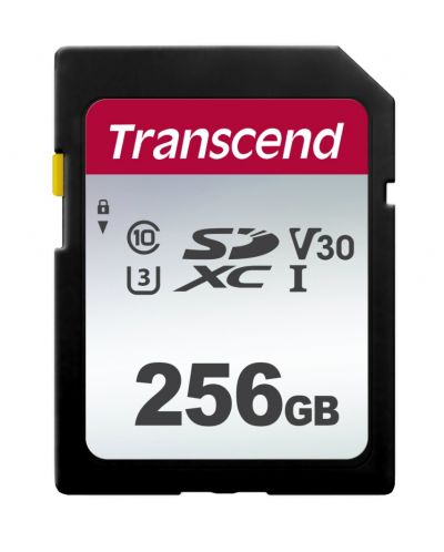 Карта памет Transcend - 256 GB, 300S 256GB SDXC Card UHS-I U3 Class 10 V30 - 1