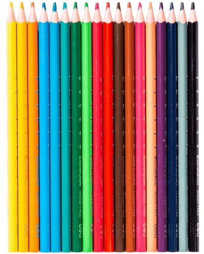 Цветни моливи Deli Enovation - EC113-18, 18 цвята - 2