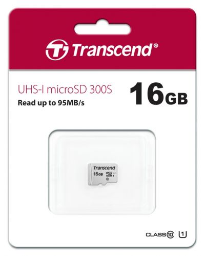 Памет Transcend - 16 GB, microSD - 2