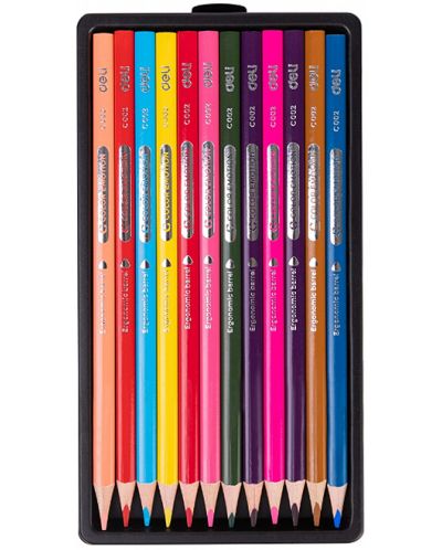 Цветни моливи Deli Color Emotion - EC00200, 12 цвята - 2