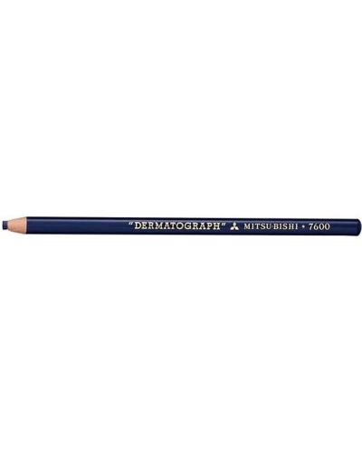 Цветен молив Uni Dermatograph - син, на маслена основа - 1