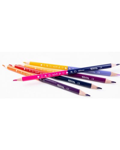 Цветни моливи Colorino Disney - Junior Minnie, 24 цвята с острилка - 2