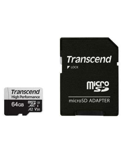 Памет Transcend - 64 GB, microSD - 1
