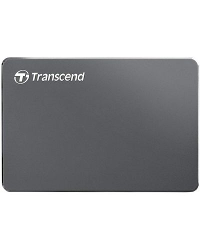 Твърд диск Transcend - StoreJet M3, 1TB, външен, 2.5'', сив - 1
