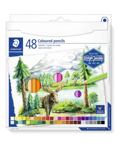 Цветни моливи Staedtler Design Journey - 48 цвята - 1