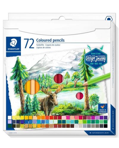 Цветни моливи Staedtler Design Journey - 72 цвята - 1