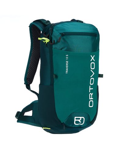 Туристическа раница Ortovox - Traverse 18l S, зелена - 3