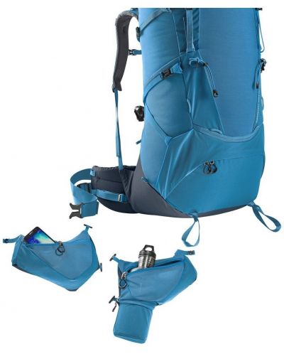 Туристическа раница Deuter - Aircontact Core, 60 + 10l, синя - 8