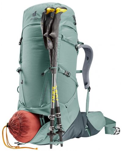 Туристическа раница Deuter - Aircontact Core 35+10 SL, зелена - 8