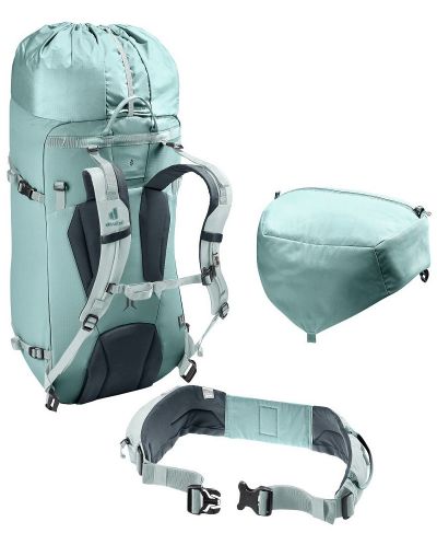 Туристическа раница Deuter - Guide 42+8 SL, зелена - 10