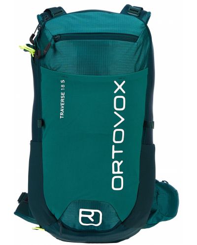 Туристическа раница Ortovox - Traverse 18l S, зелена - 1