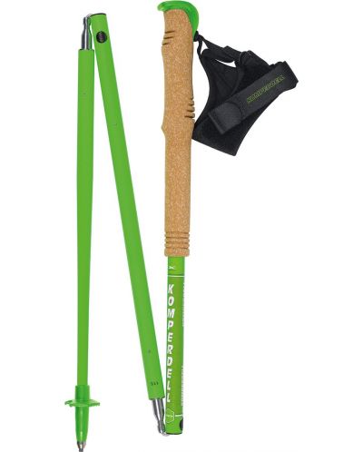 Туристически саморазгъващи щеки Komperdell - Carbon FXP Team, 115 cm, зелени - 2