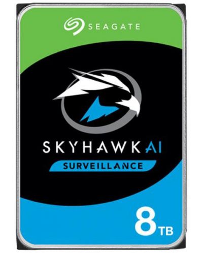 Твърд диск Seagate - SkyHawk AI, 8TB, 7200 rpm, 3.5'' - 1