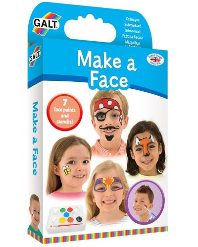 Творчески комплект Galt Toys - Нарисувай лицето си - 1