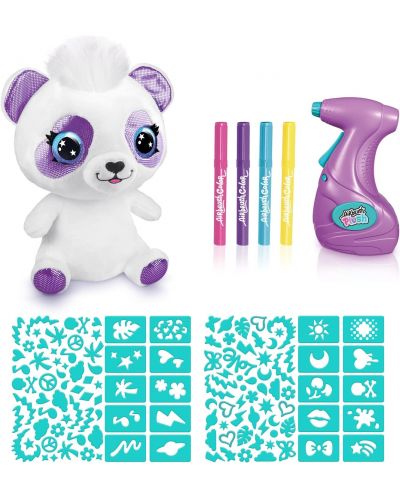 Творчески комплект Canal Toys - Плюшена играчка за оцветяване, Сладка панда - 2