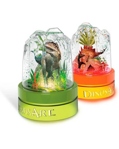 Творчески комплект DinosArt - Направи сам светещи водни глобуси - 2