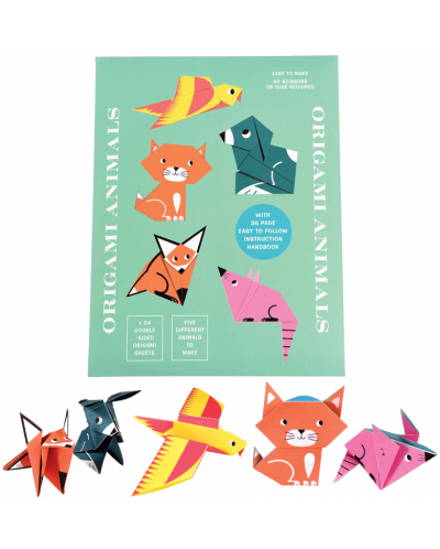 Творчески комплект Rex London - Шаблони оригами, животни - 1