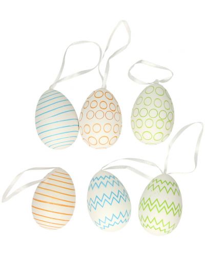 Творчески комплект за декорация Grafix - Великденски яйца и мини флумастери - 3