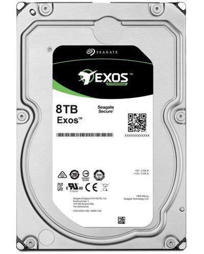 Твърд диск Seagate -  Exos 7E10 Server, 8TB, 7200 rpm, 3.5'' - 1