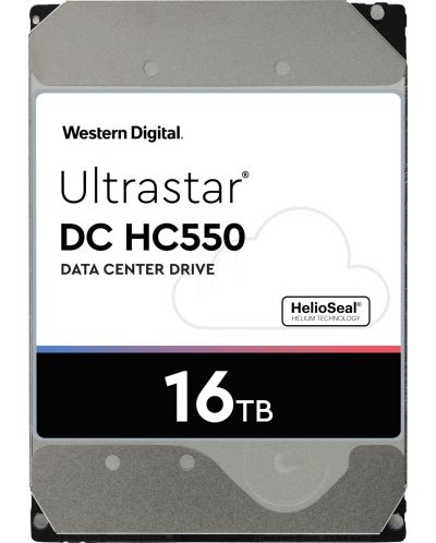 Твърд диск Western Digital - Ultrastar DC HC550, 16TB, 7200 rpm, 3.5'' - 1