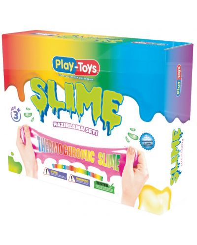 Творчески комплект Play-Toys - Направи си слайм, Thermochromic - 1