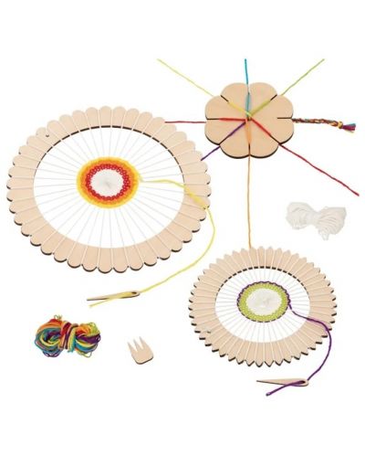 Творчески комплект  Goki - Стан и детелинка за плетене на шнур - 2