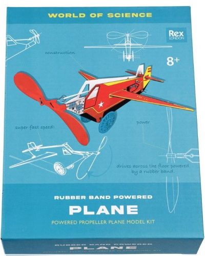 Творчески комплект Rex London - Направи си сам самолет с ластик - 7