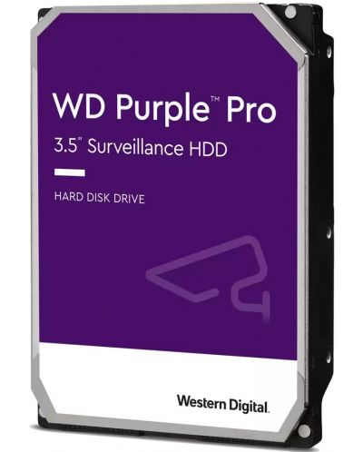 Твърд диск Western Digital - Purple Pro, 12TB, 7200 rpm, 3.5'' - 3