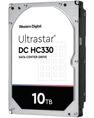 Твърд диск Western Digital - Ultrastar DC HC330, 10TB, 7200 rpm, 3.5'' - 1