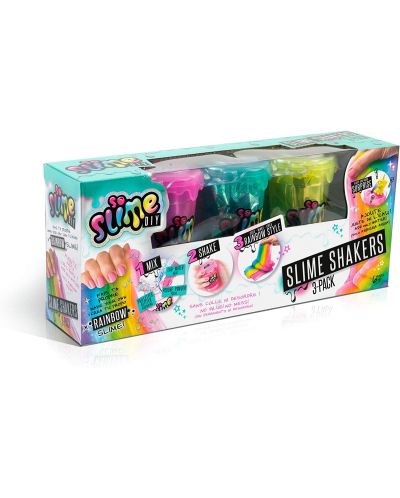 Творчески комплект Canal Toys - So Slime, Слайм шейкър, 3 цвята - 1