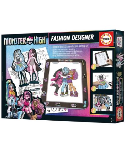 Творчески комплект Educa - Моден дизайнер, Monster High - 1
