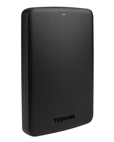 Твърд диск Toshiba - Canvio Basics, 1TB, 5400 rpm, външен, 2.5'', черен