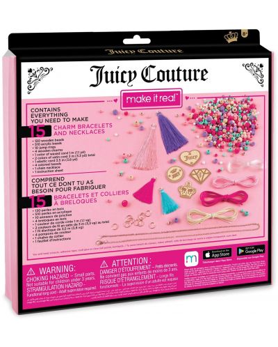 Творчески комплект Make it Real - Juicy Couture, бижута с пискюли - 7