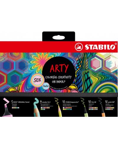 Творчески комплект Stabilo Arty - 50 части - 1